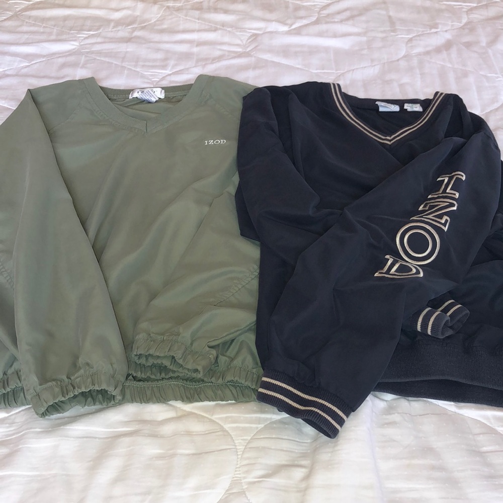 BUNDLE OF 2 IZOD pullovers EUC